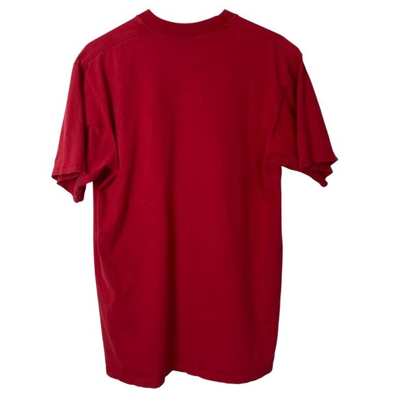 Vintage 90s Lucky Charms Cereal T Shirt Large Red Leprechaun Cotton Made In USA - Picture 6 of 6